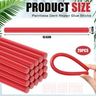 20 Pcs Paintless Dent Repair Glue Sticks Pdr Hot Red 
