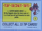 Super Mario Bros  2 Topps 1989 Nintendo 1989 Sticker No 720 Vintage