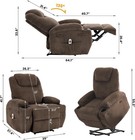 Electric Power Lift Recliner Chair For Elderly Single Sofa With Heat And Massage