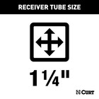 Curt 12333 Class 2 Trailer Hitch 1-1 4-inch Receiver Compatible With Select P   