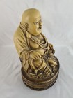 Vintage Buddha Figurine - Laughing Thick Buddha - Xl Happy Buddha Feng Shui