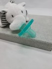Wubbanub Elephant Pacifier Binky Soothie White Elephant Stuffed Animal Plush 6   