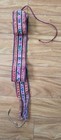 Vintage Peruvian Woven Chumpi Belt Brightly Colored Sash Tribal Designs Handmade