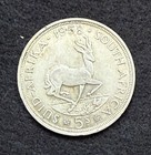 1958 South Africa 5 Shillings  50 Silver