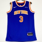 Finals Patch Josh Hart  3 New York Knicks Stitched Basketball Jersey Blue S-2xl