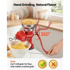 Uimoso Manual Grain Mill With Hand-crank Cast Iron Grinder For Corn And Spices