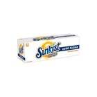 Sunkist Zero Sugar Orange Soda Pop  12 Fl Oz  12 Pack Cans Free Shipping
