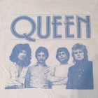 Queen Official Merch White Graphic T-shirt Size S  Original Music Shirt