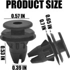 20pcs Car New Tail Light Retainers  Nylon Bumper Fastener Rivet Clips Fender   B