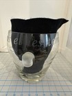 Glass Ice Bucket Champagne Cooler With Handles French Quote  read 
