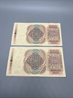 2x Banknote Geldschein Norwegen Norges Bank 100 Kroner Hundre Kroner 1994  a70