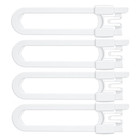 Baby Sliding Cabinet Locks - 4 Pack Adjustable U Shaped Child Safety Locks child