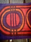 Vintage Grete Lun  e Pihl Danish Textile Runner Mid Century Modern Vernor Panton