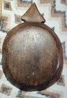 Antique Wooden Dough Bowl Parat Original Indian Hand Carved Large 24  Vintage