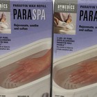 Homedics Paraspa Paraffin Wax Refill 3lb White New 1- 2-pack  1-opened  1 Lb 