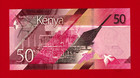 50 Shillings 2024 Kenya Unc Note - New Sign  Thugge   Kiptoo - Prefix  Db  p-52 