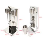 Commercial Electric Milk Shaker Maker Drink Mixer Shake Machine Stainless Steel