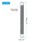 Extension Spring Wire Diameter 0 05   Od 0 4   Length 3 9  Tension Springs 2pcs