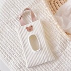 Travel Baby Wipes Case With Zipper Embroidered Portable Loop Refillable Baby