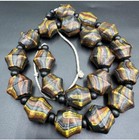 Antique Style Vintage African Trade Glass Beads Necklace