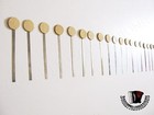 Set Of 24 Accordion Reed Leather Valve Boosters 44x2  mm 