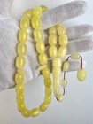 Natural Baltic Amber 71 8g Islamic 33 3 Prayer Beads Rosary Tasbih Misbaha Gift