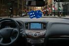 Zone Tech Vintage Pair Car Blue Hanging Mirror 3  Fuzzy Dice
