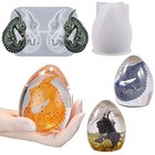 2 Pack Dragon Egg Mold - Dinosaur Silicone Mold For Resin  Candle  Dragon-alpha