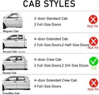 Extra Durable Outside-mount Auto Vent Window Visor  Fits 2001-2004 Tacoma  Dou