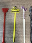 Vintage Drink Bar Stir Swizzle Sticks Lot Of 24 Variety  1