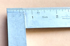 Ultra Rare Antique Brown   Sharpe Mfg  Co  No  544 Graduated Steel Square  Usa  