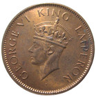 India  British  1 4 Anna  1941  King George Vi  Uncirculated 