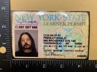 Ace Frehley Kiss Vintage Look Glossy Decal sticker New York Drivers Licence 4x3