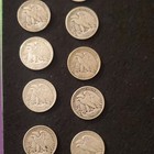 Liberty Walking Half Dollar Silver Coins Lot  50c  1938-1947  Circulated