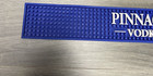 Pinnacle Vodka Bar Rail Rubber Spill Mat Man Cave Wet Bar Blue Drink Smart