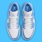 Nike Air Jordan 1 Low Legend Blue White Unc Blue Sneaker Fz2138-114 Mens Size