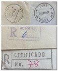 2 Habana Registered 1988 Covers   Official Govt  Mail Postage Free Frank Scarce 