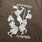 Vintage 90s Zimbabwe Moyowangu Graphic Tee Awesome Brown Graphic T Shirt