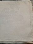 Pure Irish Linen Vintage Double Damask Set Of Tablecloth 72 X 144   12 Napkins B