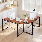 Folding Computer Desk Simple Laptop Table Home Office Workstation For Writing