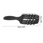 1pcs Tangle Hair Brush Paddle Detangler For All Hair Types Black