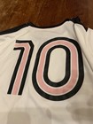 Lionel Messi  10 Inter Miami Jersey White Black Pink With Sleeve Patch Women Xl