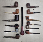 Lot Of 13 Estate Tobacco Smoking Pipes For Restoration repair parts 