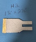 H2 1 1 4    X 2 1 2    Precision Power Scraping Carbide Blade Renz Biax Scraper New 