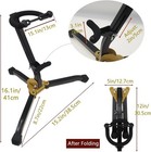Cashbeat Folding Alto tenor Saxophone Stand  Adjustable Sax Holder With Black