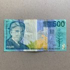          Belgium 500 Francs 1998 Pre Euro Chair Rene World Currency Banknote