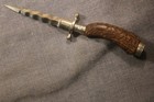 Vintage  Anton Wingen Jr   germany  Stag Dagger With Kris Blade