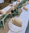 30 Pcs Small Burlap Bags With Drawstring For Wedding Favor Bags Jewerly Pouches
