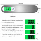 Lcd Digital Luggage Scale 50kg X 10g Portable Electronic Scale Weight Balance