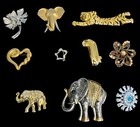 34 Vintage Boochs That Vary From Of Animals  Flowers  Pendants And More 